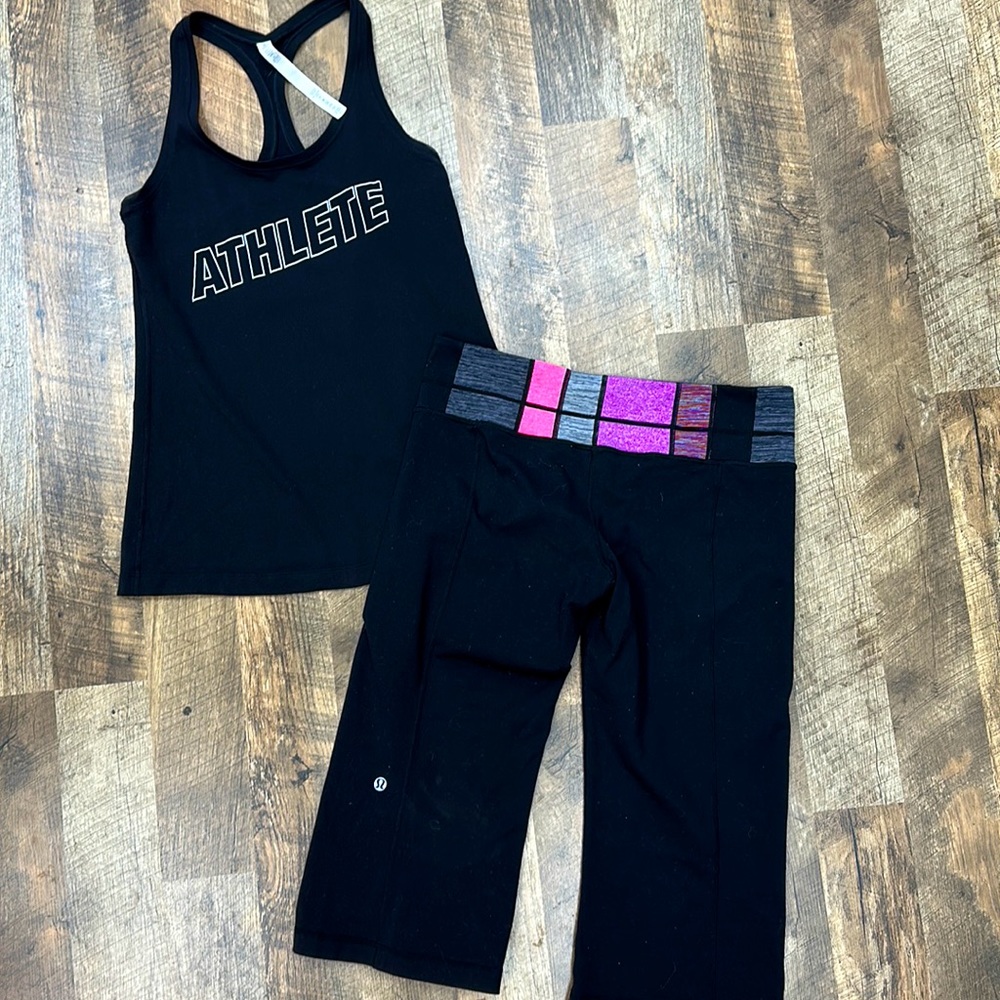 Women’s Lululemon athletic Bundle set size 10!!!